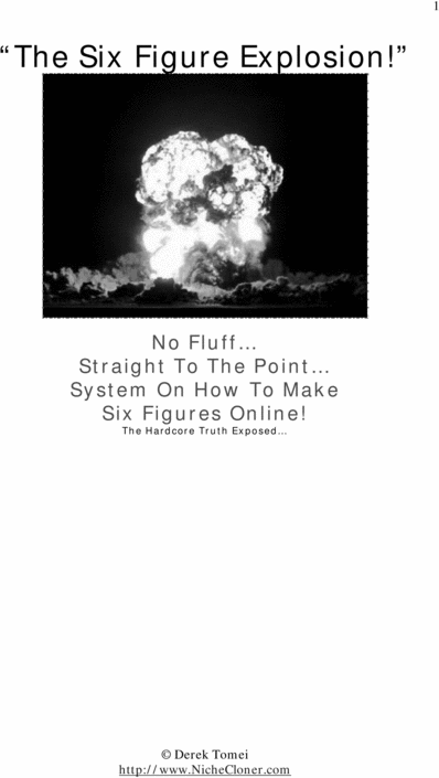 Product picture Six Figure Explosion